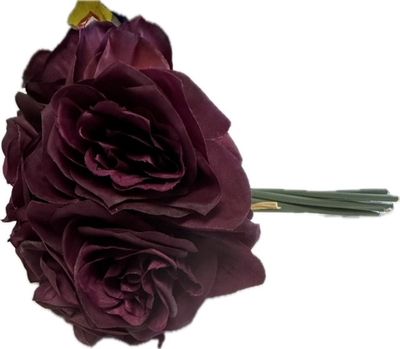 Ashley Rose Bouq12" EggPlant