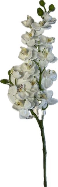 22&quot; Dancing Orchid Stem White