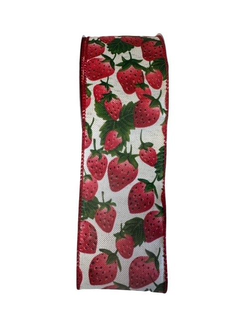 Strawberry Ribbon 2.5x10Yds