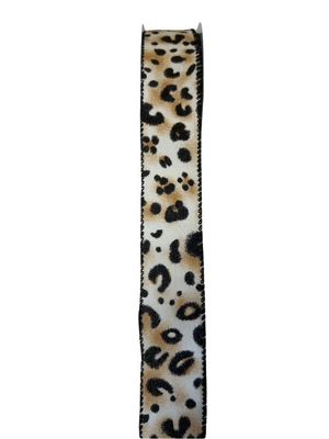 Cheetah Print Ribbon 1.5 x 10Yds