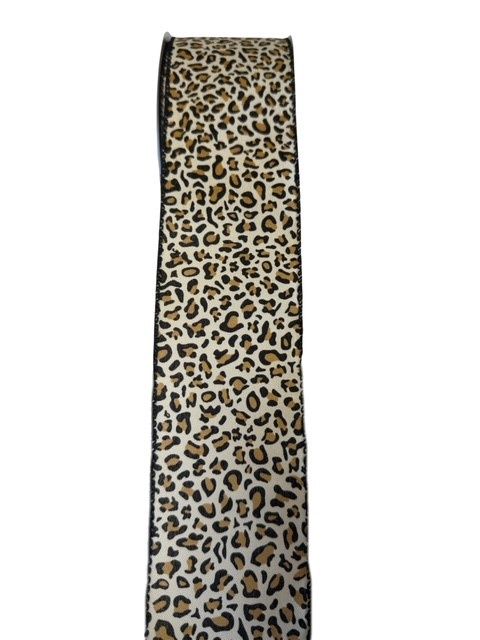 Cheetah Small Print Ribbon 2.5 x 10Yds