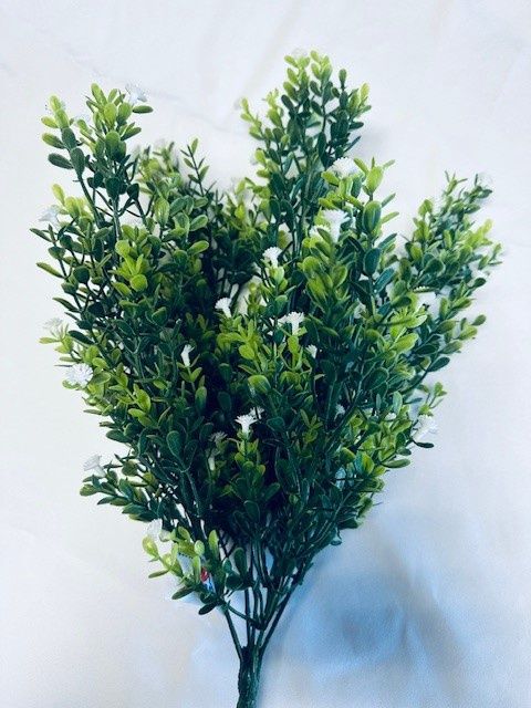 Greenery with  gypsophila White