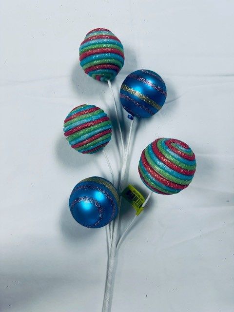 Met Stripe Ball Spray Blue, Green, Pk
