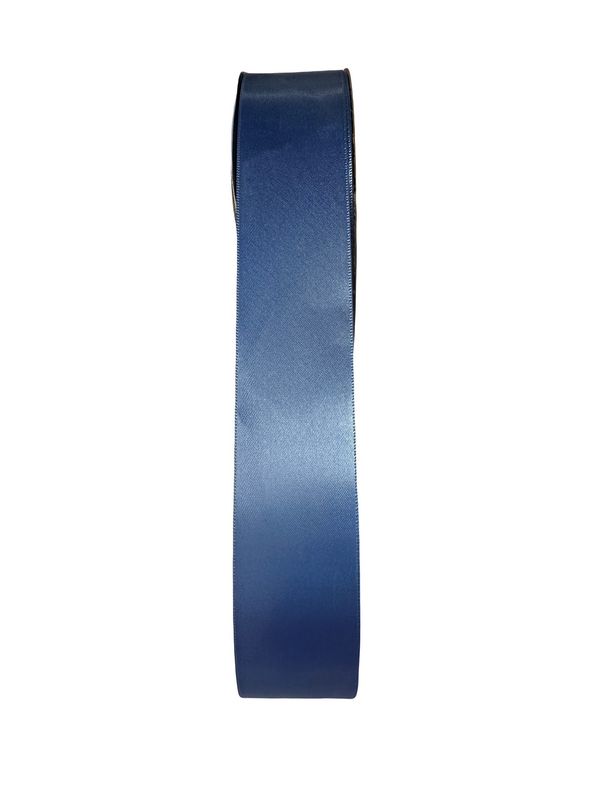 Dbl Face Satin 1 1/2&quot; 50Yds-Blue