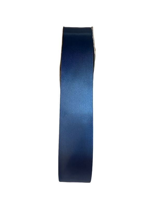 Dbl Face Satn 1 1/2&quot; 50Yds Light Navy