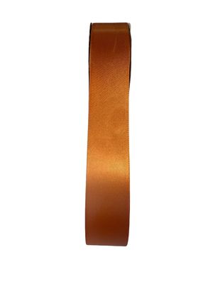 Dbl Face Satin Ribbon 1 1/2" 50 Yds Burnt  Sienna