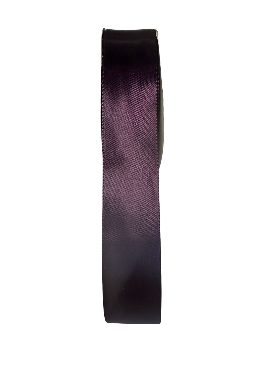 Dbl Face Satin 1 1/2&quot; 50Yds-Eggplant