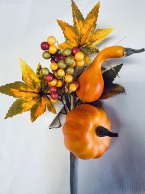 Pumpkin Gourd in Yellow and  Orange