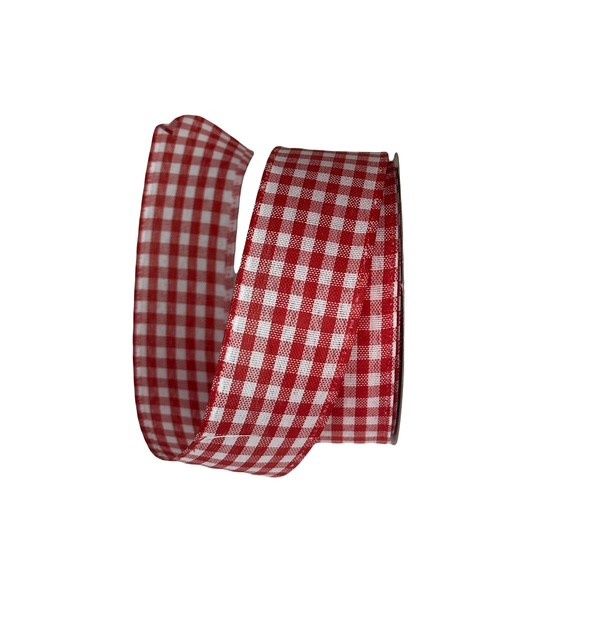 Red and White Gingham1.5x10Yds