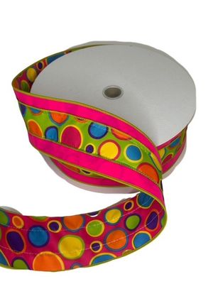 2.5"x 25Yds Clay's Dot lime Multi