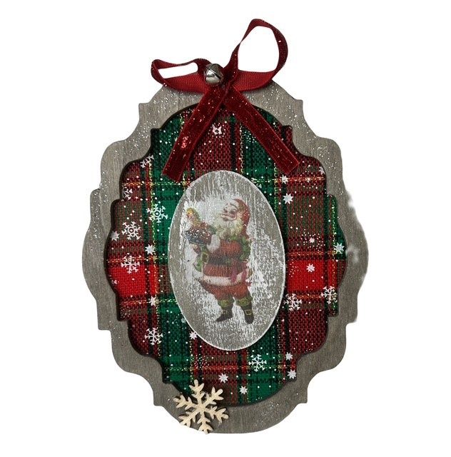 Santa Frame Ornament