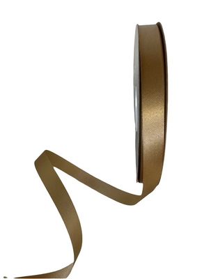 Satin Acetate 5/8" wide by 100 Yds Champagne