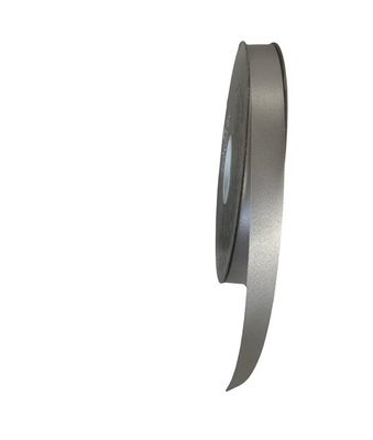 Satin Acetate 5/8" Wide by 100 Yds  Silver Gray