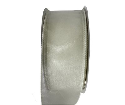 Sheer Ivory Ribbon2 1/2" by 50YDS