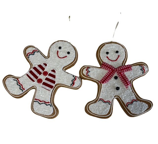 Gingerbread Man Ornament asst