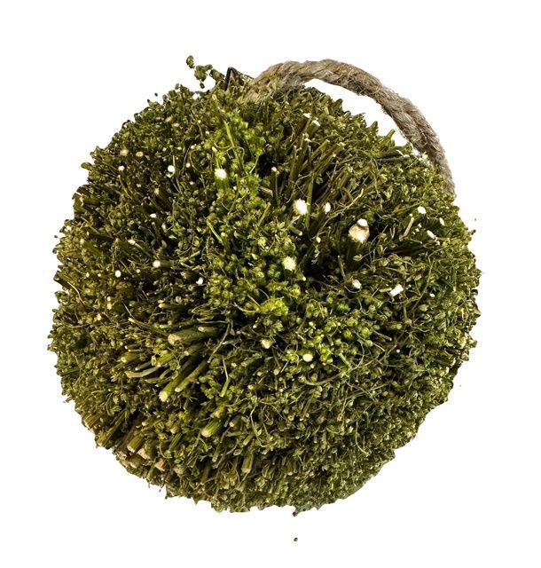 Grass Twig Ball Ornament Green