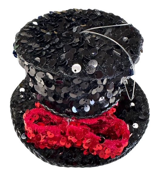 Sequin Velvet Hat 5-8&quot;