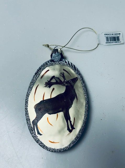 Glass Tree /Deer Orn Asst