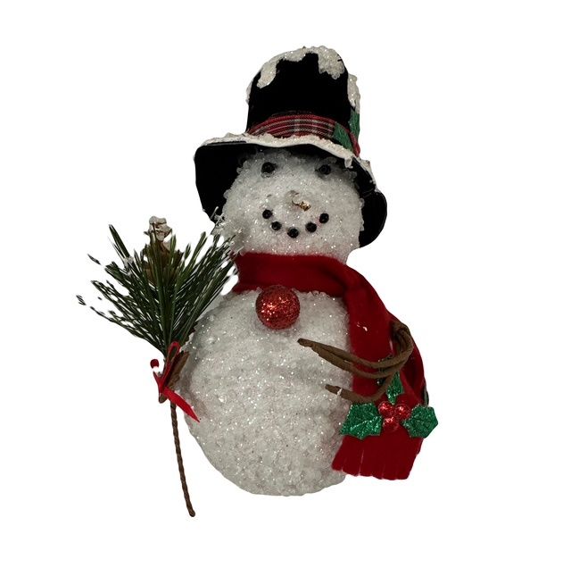 Snowman Ornament with Tree