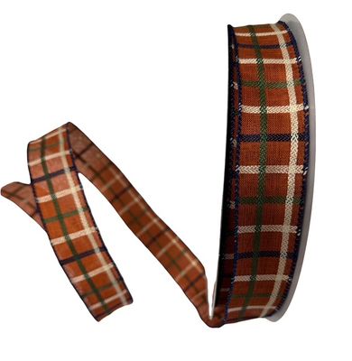 Rust Moss Navy Trellis1.5x50Y