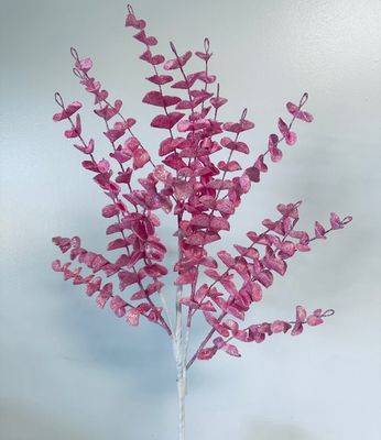 Eucalyptus in pink glitter