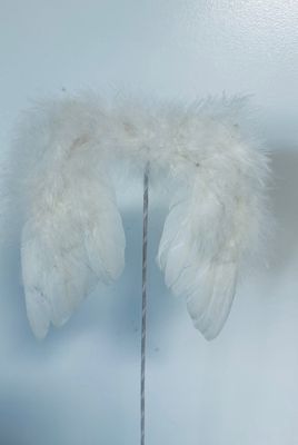 Feather Wing Pick 15" White