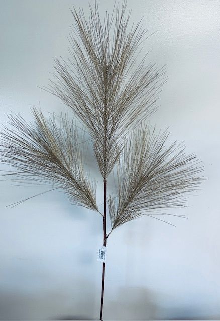 Metallic Pine Needle Spray Gold