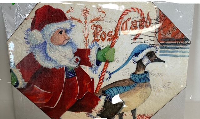 Picture of Vintage Post Card with Santa