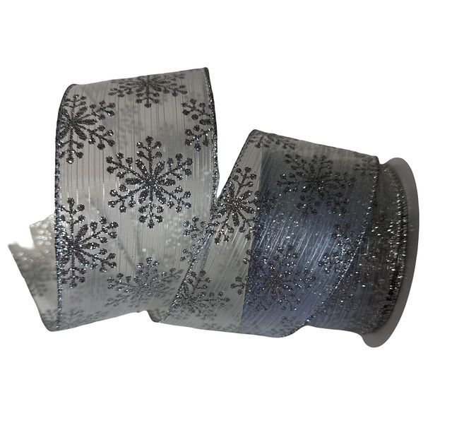 White and Silver Met  2.5x10Yds
