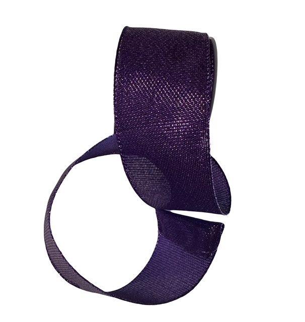 Purple Woven Metallic 2.5x10Yds