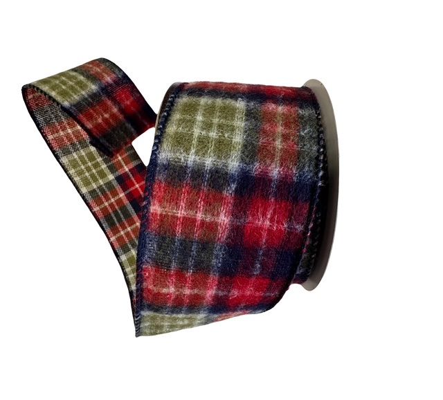 Red Navy Wt Plaid 2.5x10Yds