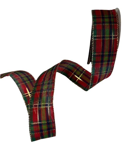 Tartan plaid  1 1/2&quot; x10Yds