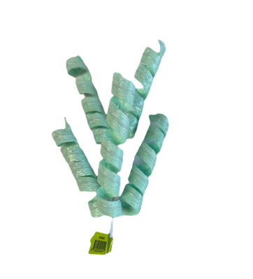 Pearlescent Pastel Curly Pick in Mint