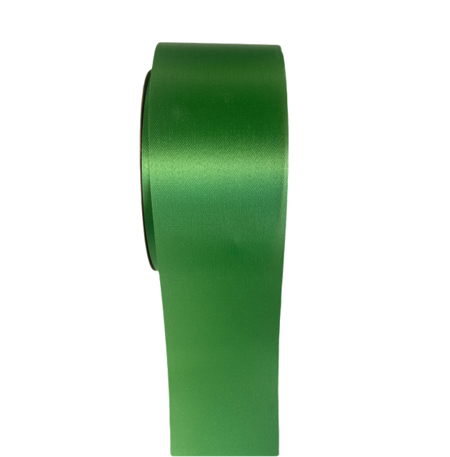 Satin Acetate Ribbon 2 1/2" by 50 Yds Emerald Green