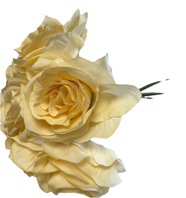 Ashley Rose Bouquet 12" Beige