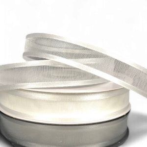 Sheer Satin-White 5/8" or   #3 25YDS