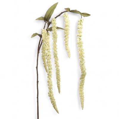 32" Hanging Amaranthus Spray in Cream