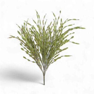 Spiral Grass Bush 21" Green