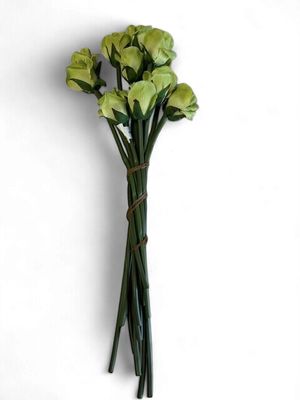Rose Bud Bouquet in Jade