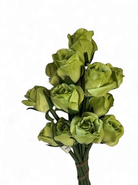 Rose Bud Bouquet in Jade