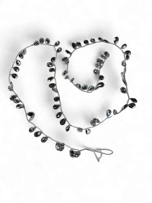 Oval Crystal Garland 60" Clear