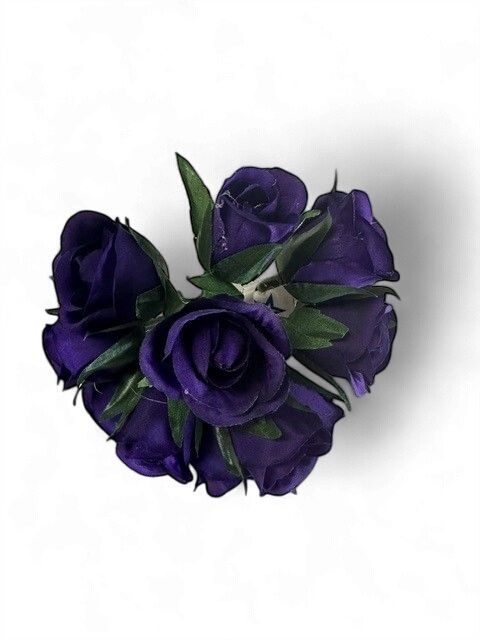 Sweetheart Rose Bud Pick Purple