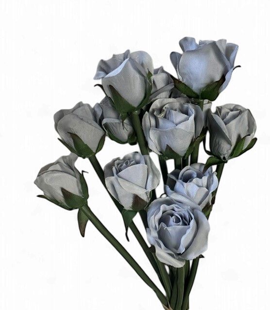 Rose Bud Bouquet in Grey