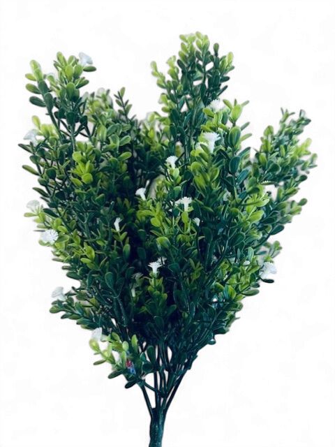 Greenery with  gypsophila White