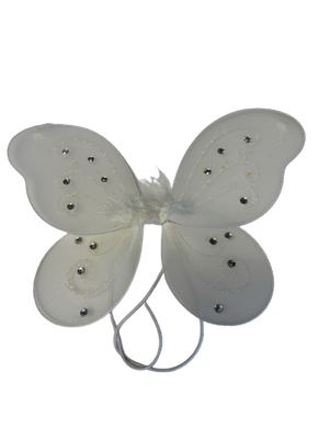 Butterfly in White 14" Height