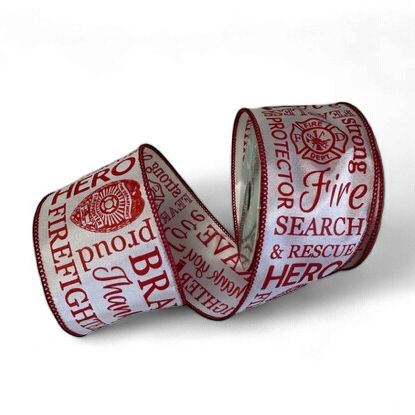 Firefighter Ribbon 2.5x10Yds
