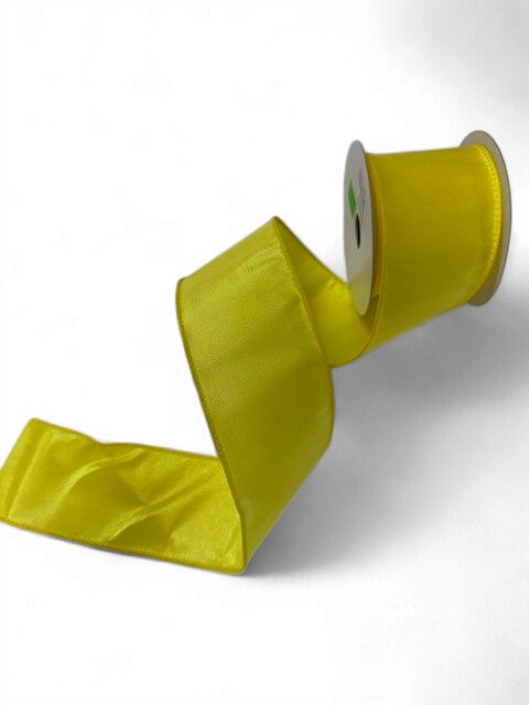 Yellow Iridescent Ribbon 2.5x10Yds