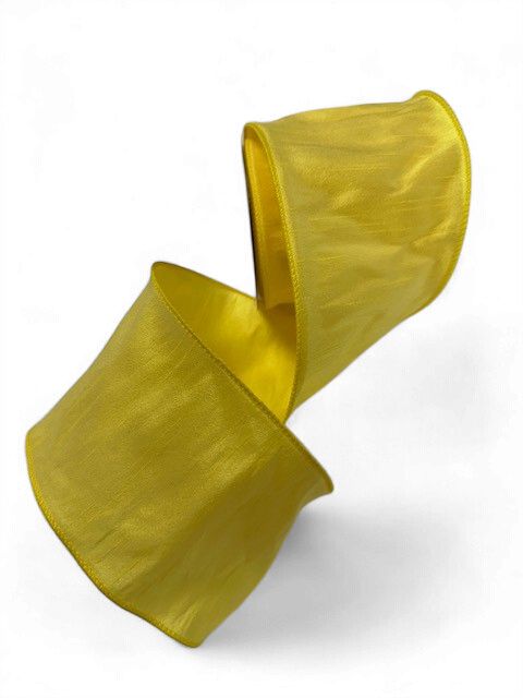 Daffodil Faux Dupioni Ribbon 4" x 10Yds