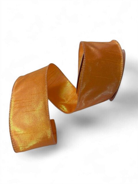 Tangerine Iridescent  Solid 2.5x10Yds