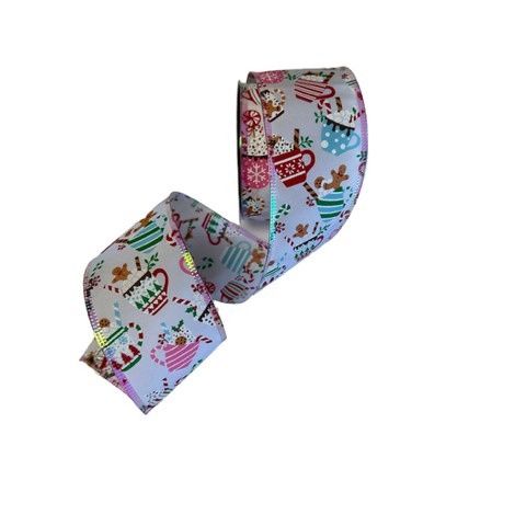 Ribbon with candy and Hot Chocolate Treats 2.5" x 10 Yds